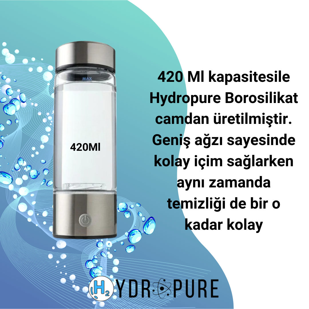HydroPure™ | Hidrojen Su Şişesi 420ml