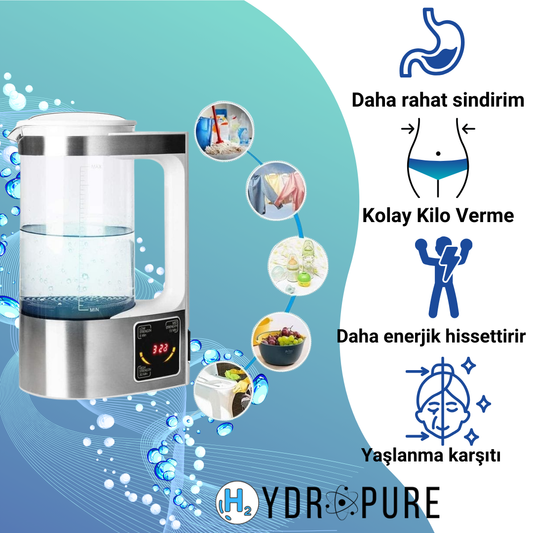 HydroPure™ | HydroKettle Hidrojen Su Isıtıcı 2 Litre